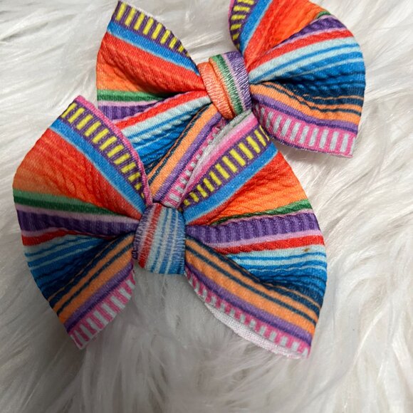 Let's Fiesta, Serape Skirted Leggings Outfit, Piggies and Birthday Shirt 9-12 m - Picture 3 of 7